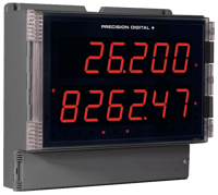 Precision Digital Helios Flow Rate/Totalizer, PD2-6200/6300